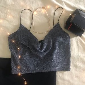 Sparkly crop top